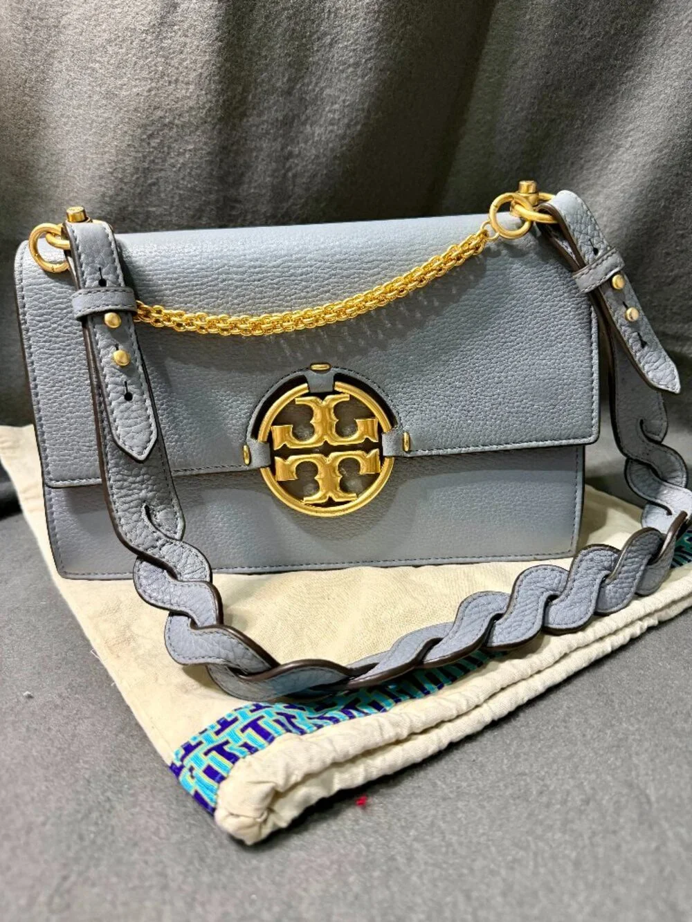 Tory Burch Women's Miller Flap Shoulder Handbag with bag